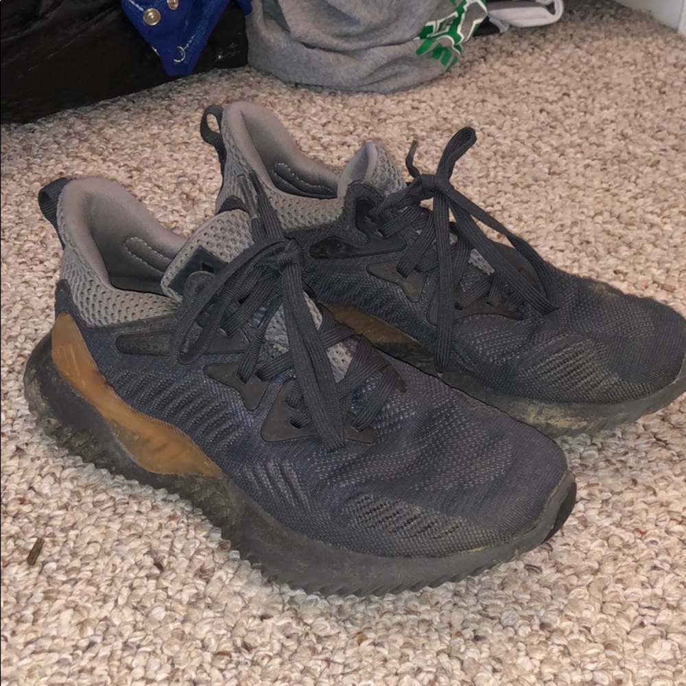 boys adidas shoes, lightly worn, good condition